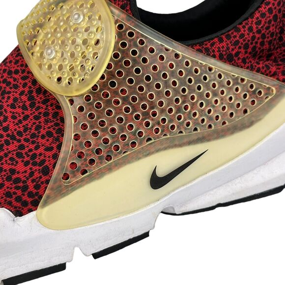 Nike Sock Dart QS Safari Sneaker Shoe Mens Size 11 Red & Black 942198-600 Rare main image 13